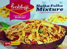 Prabhuji Halka Fulka Mixture (label) Device mark 3569862 Trademark