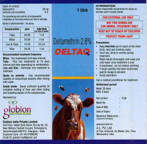 Deltamethrin 2.8 % Deltaq Device mark 3579095 Trademark