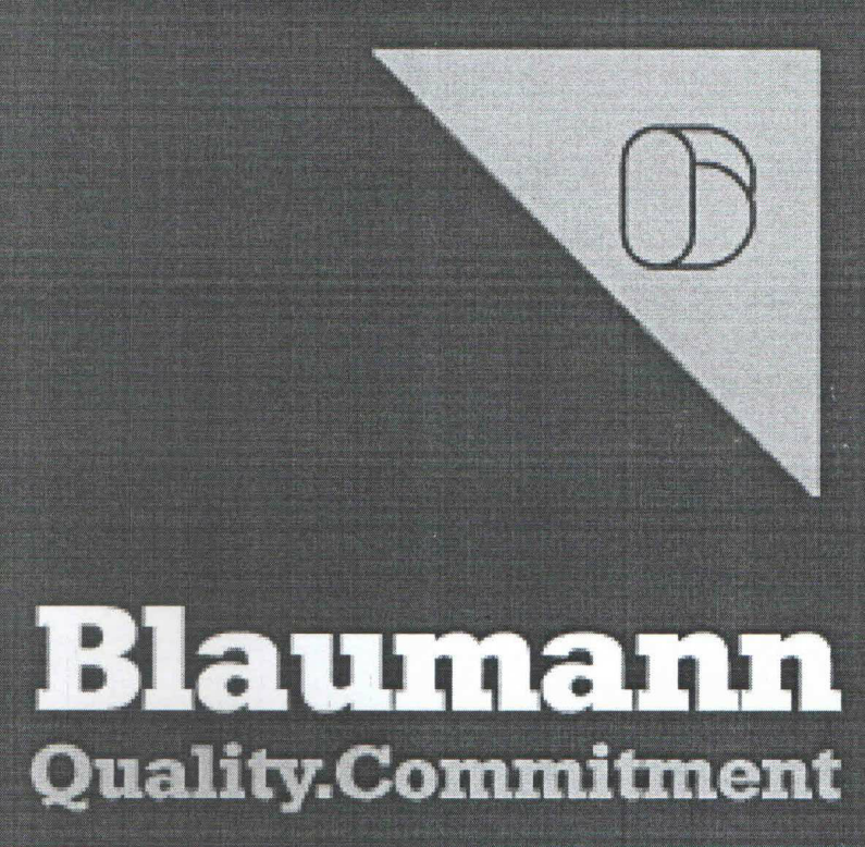 Blaumann Quality. Commitment (label) Device mark 3510590 Trademark