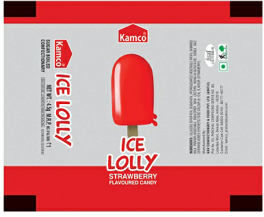 Kamco Ice Lolly Strawberry Device mark 3503807 Trademark