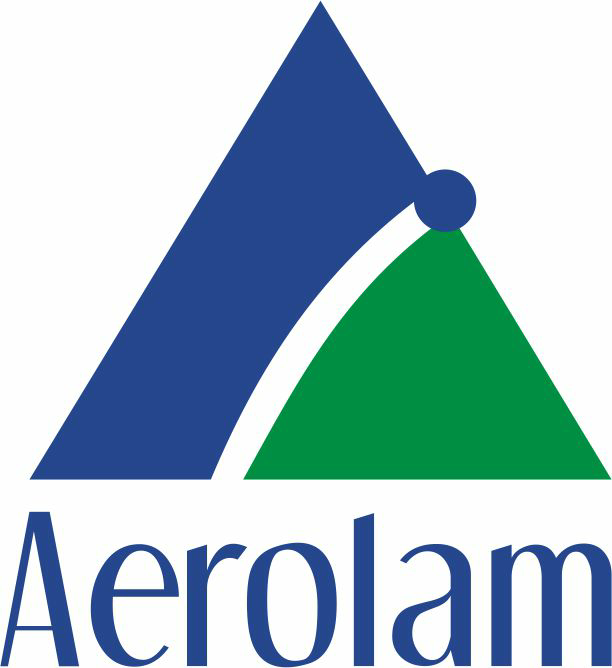 Aerolam With Triangle A In Green And Blue Colour Device mark 3552260 Trademark