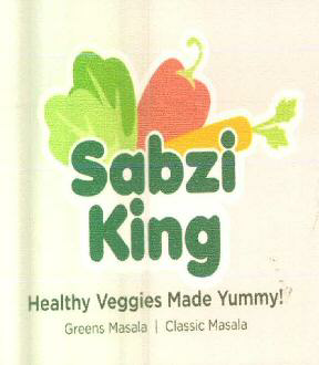 Sabzi King Healthy Veggies Made Yummy! Device mark 3565416 Trademark