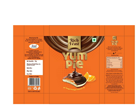 Richfeast Yum Pie Device mark 3562958 Trademark