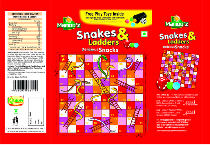 Mamooz Snake & Ladders Device mark 3558670 Trademark