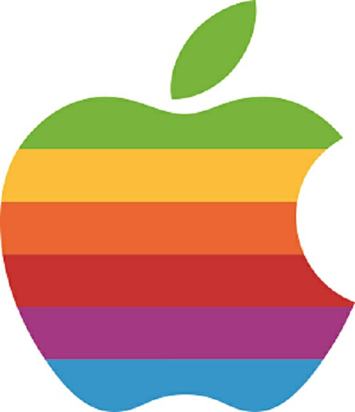 Apple Logo (striped Color) Device mark 3580134 Trademark