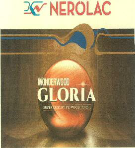 Nerolac Wonderwood Gloria Device mark 3590689 Trademark