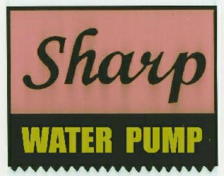 Sharp Water Pump (label) Device mark 3601110 Trademark