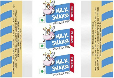 Pelican Milk Shake Vanilla Mix Device mark 3625392 Trademark