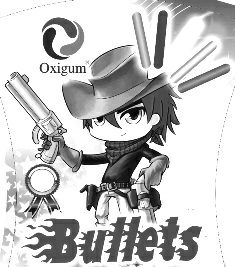 Oxigum Bullets With Logo Device mark 3607193 Trademark