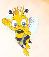 Device Is An Artistic Caricature Of Honey Bee. Device mark 3611166 Trademark