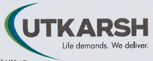 Utkarsh, Life Demands. We Deliver. Device mark 3623445 Trademark