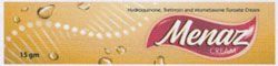 Menaz Cream With Device Of Bubbles Device mark 3630068 Trademark