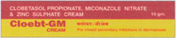 Cloebt-gm Cream Device mark 3630067 Trademark