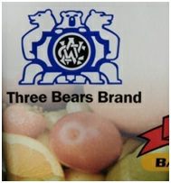 Three Bears Brand With Device Device mark 3617790 Trademark