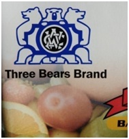 Three Bears Brand With Device Device mark 3617791 Trademark