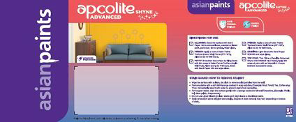 Asian Paints Apcolite Advanced Shyne Device mark 3617922 Trademark