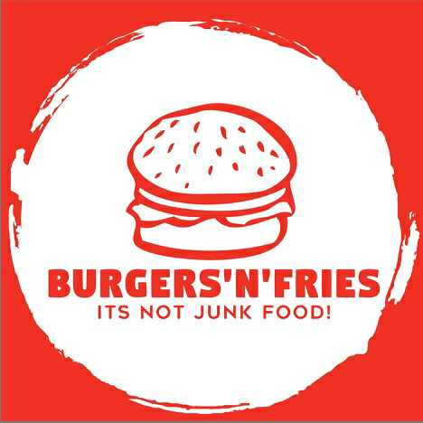 Burgers 'n' Fries Its Not Junk Food Device mark 3655232 Trademark