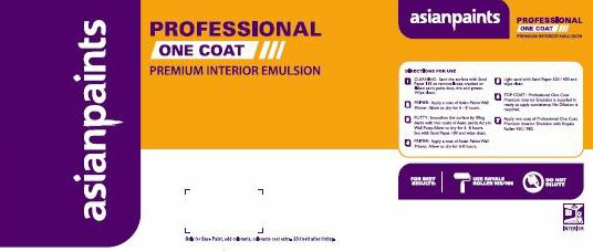 Asian Paints Professional 1 Coat Premium Interior Emulsion Device mark 3641417 Trademark