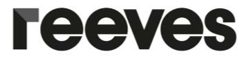 Reeves (stylised) Device mark 3641109 Trademark