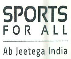 Sports For All Ab Jeetega India Device mark 3664314 Trademark