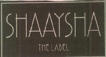 Shaaysha The Label Device mark 3666486 Trademark