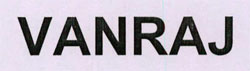 Vanraj Device mark 3643949 Trademark