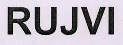 Rujvi Device mark 3643956 Trademark
