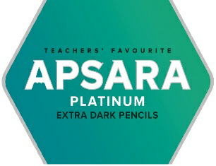 Apsara Platinum Extra Dark Pencils(label) Device mark 3612241 Trademark