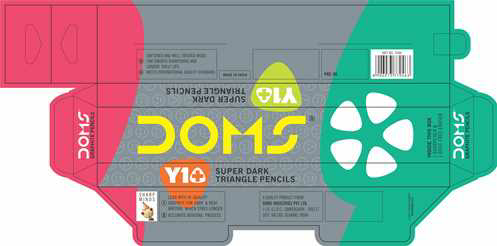Doms Y1+ Wrapper (label) Device mark 3682895 Trademark