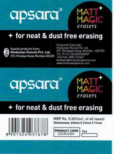 Apsara Matt Magic Device mark 3694315 Trademark