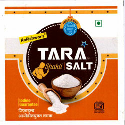 Tara Shakti Salt With Device Of Salt And Symbol Of Man And Star Device mark 3673286 Trademark