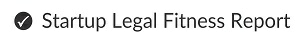 Startup Legal Fitness Report Device mark 3681103 Trademark