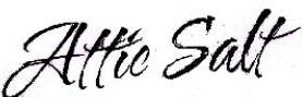 Attic Salt Device mark 3664704 Trademark