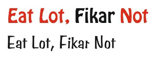 Eat Lot, Fikar Not Device mark 3713901 Trademark
