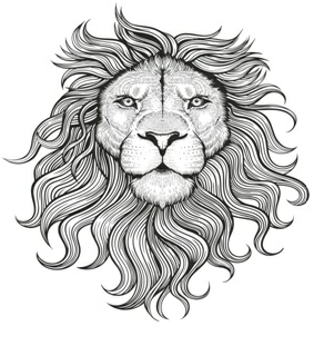 Face Of Lion Device mark 3692233 Trademark