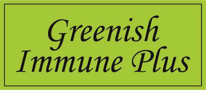Greenish Immune Plus Device mark 3729839 Trademark