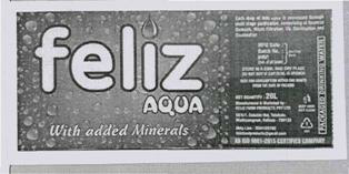Feliz Aqua Device mark 3701486 Trademark