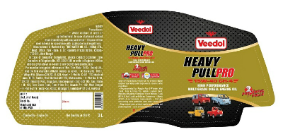 Veedol Heavy Pullpro Device mark 3768383 Trademark