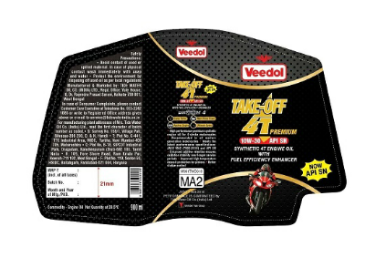 Veedol Take-off 4t Premium Device mark 3768387 Trademark