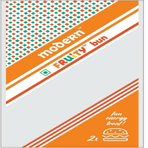 Modern Fruity Bun Device mark 3769913 Trademark