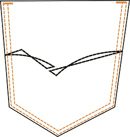 Killer Back Pocket Design Device mark 3775271 Trademark