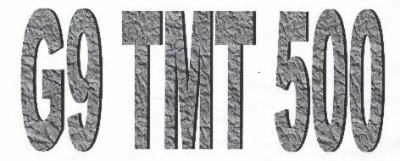 G9 Tmt 500 (label) Device mark 3777497 Trademark