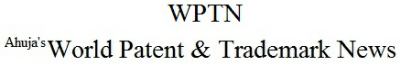 Wptn Ahuja's World Patent & Trademark News (label) Device mark 3784401 Trademark