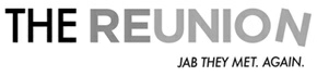 The Reunion Jab They Met. Again (label) Device mark 3790041 Trademark