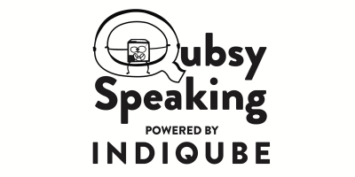 Qubsy Speaking Powered By Indiqube Device mark 3787204 Trademark
