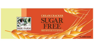 Bisk Farm Cream Cracker Sugar Free Free Of Sugar, Full Of Taste With Device Device mark 3785604 Trademark