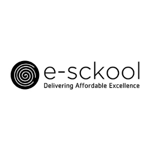 Label Of E-sckool Along With "delivering Affordable Excellence" Device mark 3803375 Trademark