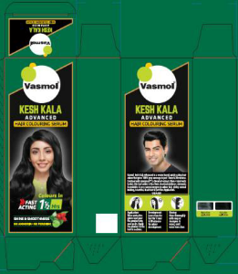Vasmol Kesh Kala Advanced (label) Device mark 3798604 Trademark