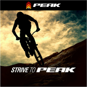Device Of Boy Riding A Cyle With Peak - Strive To Peak Device mark 3805730 Trademark