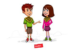 Doodlers (label) Device mark 3810720 Trademark